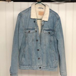 Cotton On Men’s denim Sherpa jacket